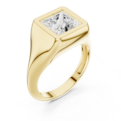 Princess Lab Grown Diamond Solitaire Engagement Ring