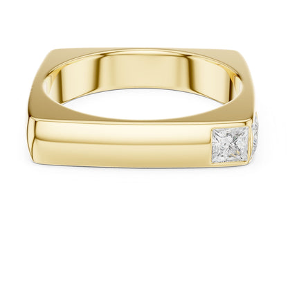 Men's Princess Lab Grown Diamond Ring
