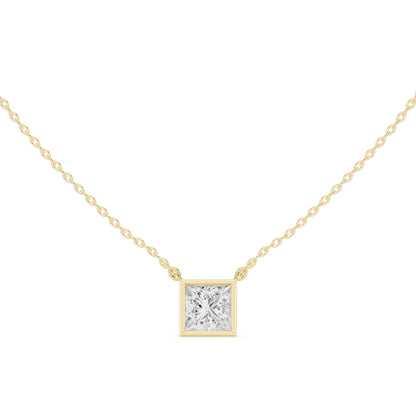 Princess Lab Grown Diamond Pendant