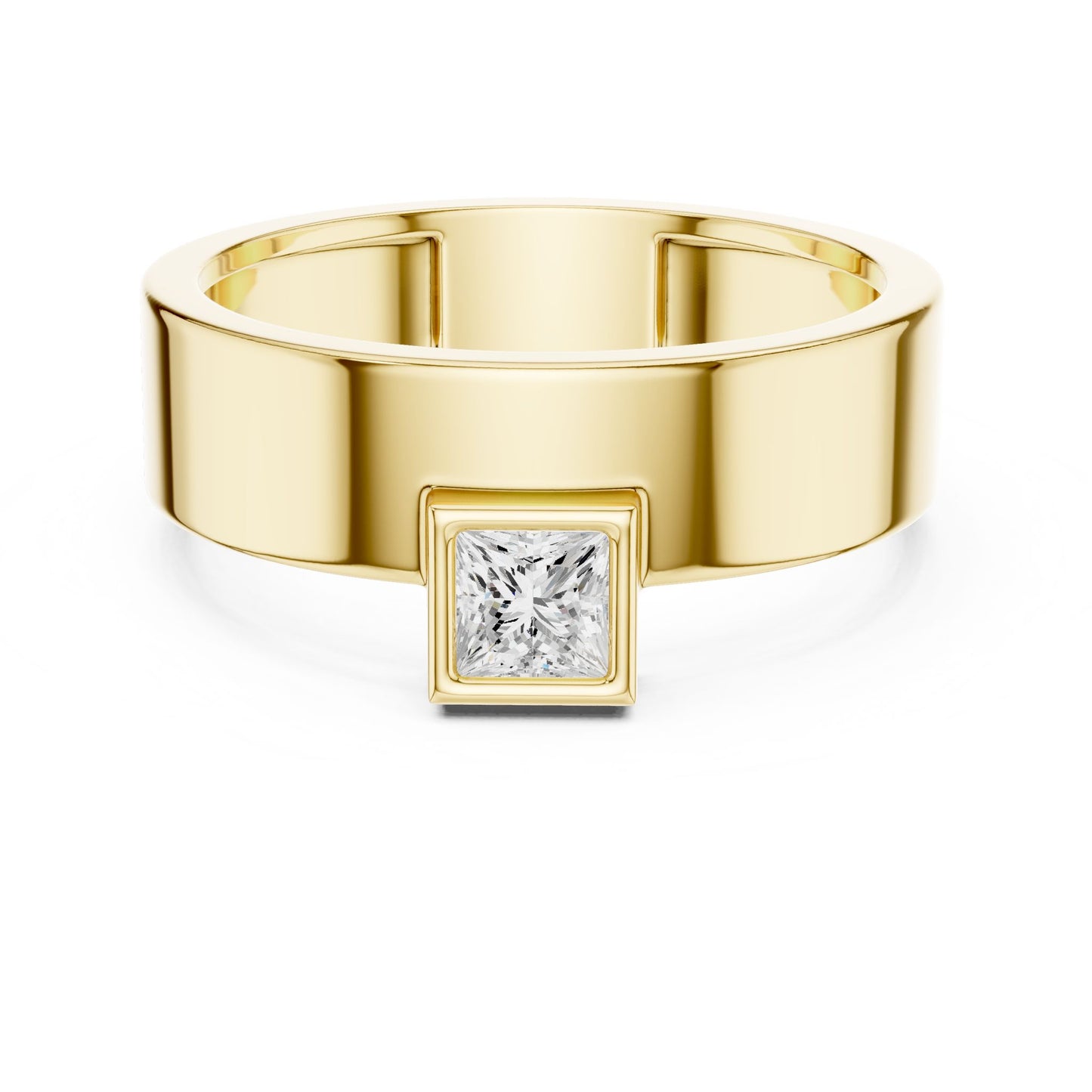 Men's Princess Lab Grown Diamond Ring