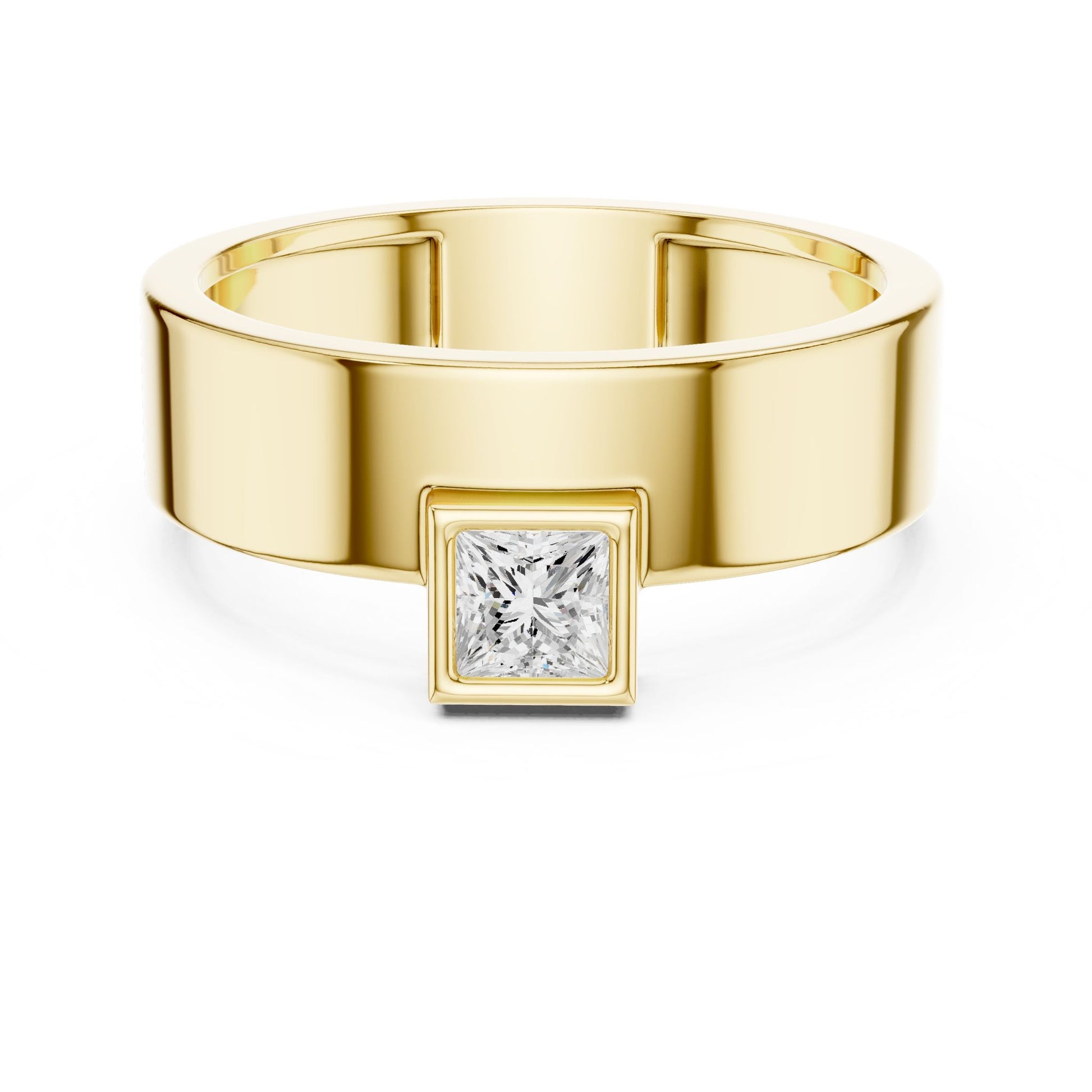 Men's Princess Lab Grown Diamond Ring