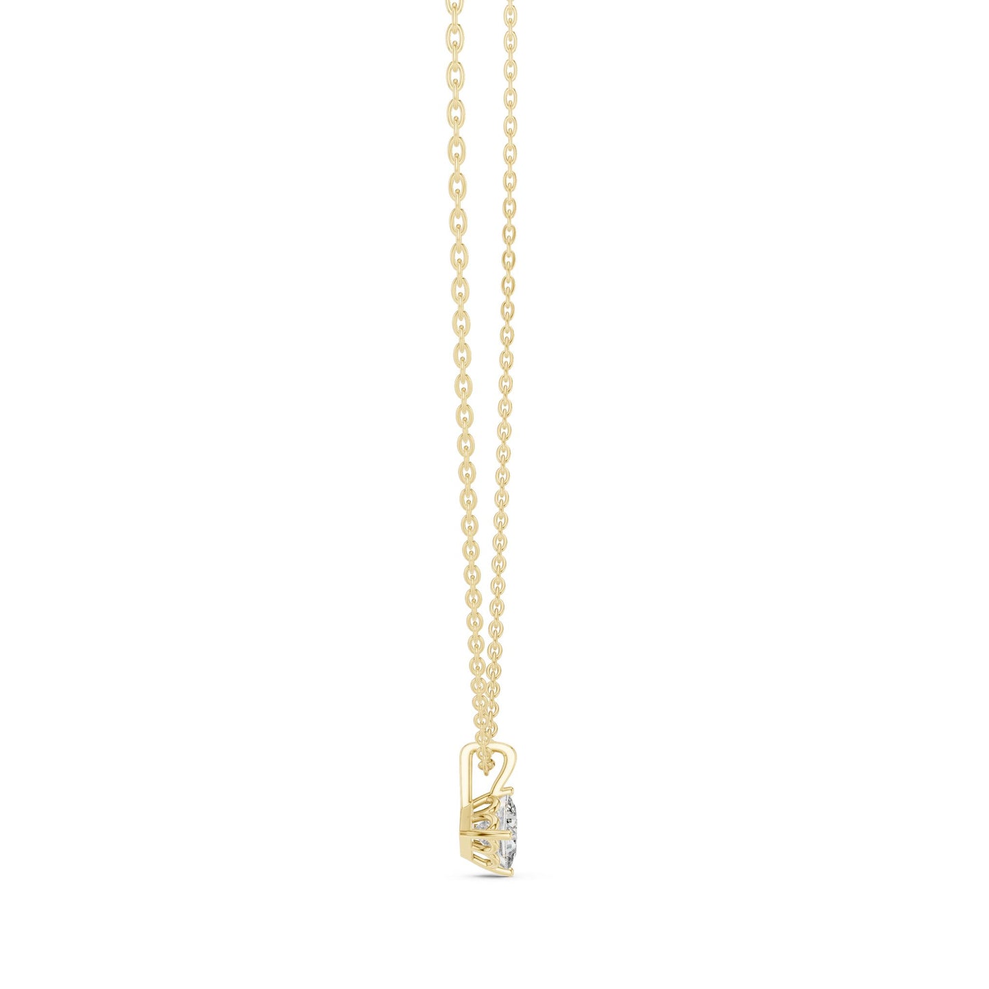 Princess Lab Grown Diamond Pendant