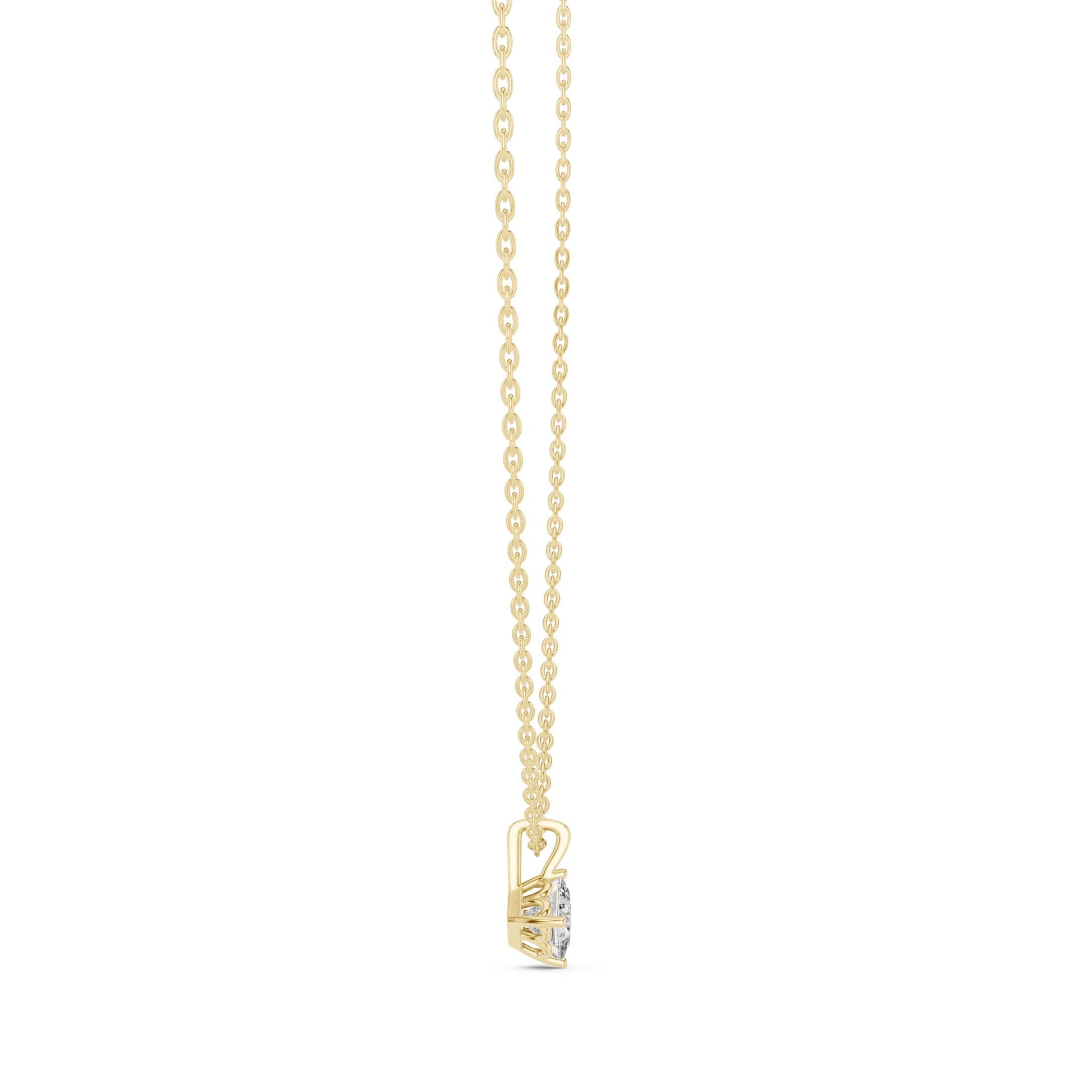 Princess Lab Grown Diamond Pendant