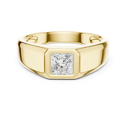 Men's Princess Lab Grown Diamond Ring