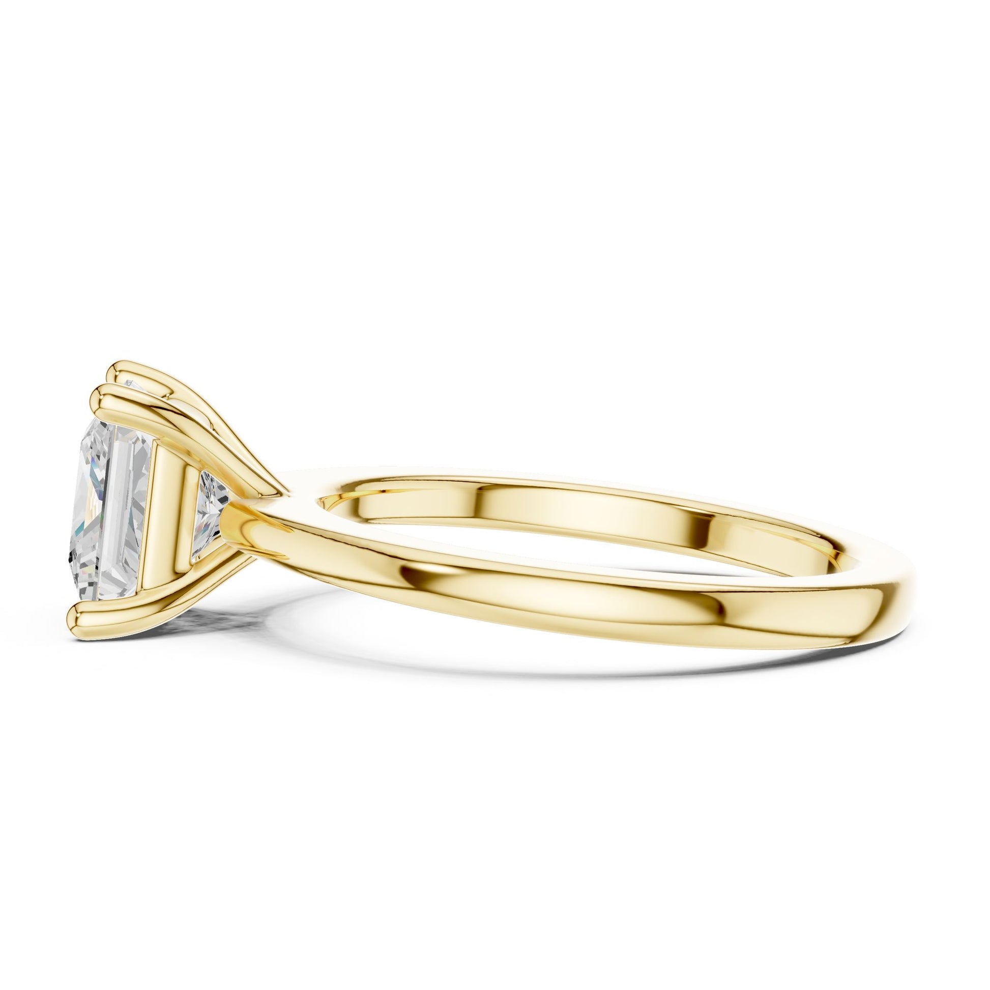 Princess Lab Grown Diamond Solitaire Engagement Ring