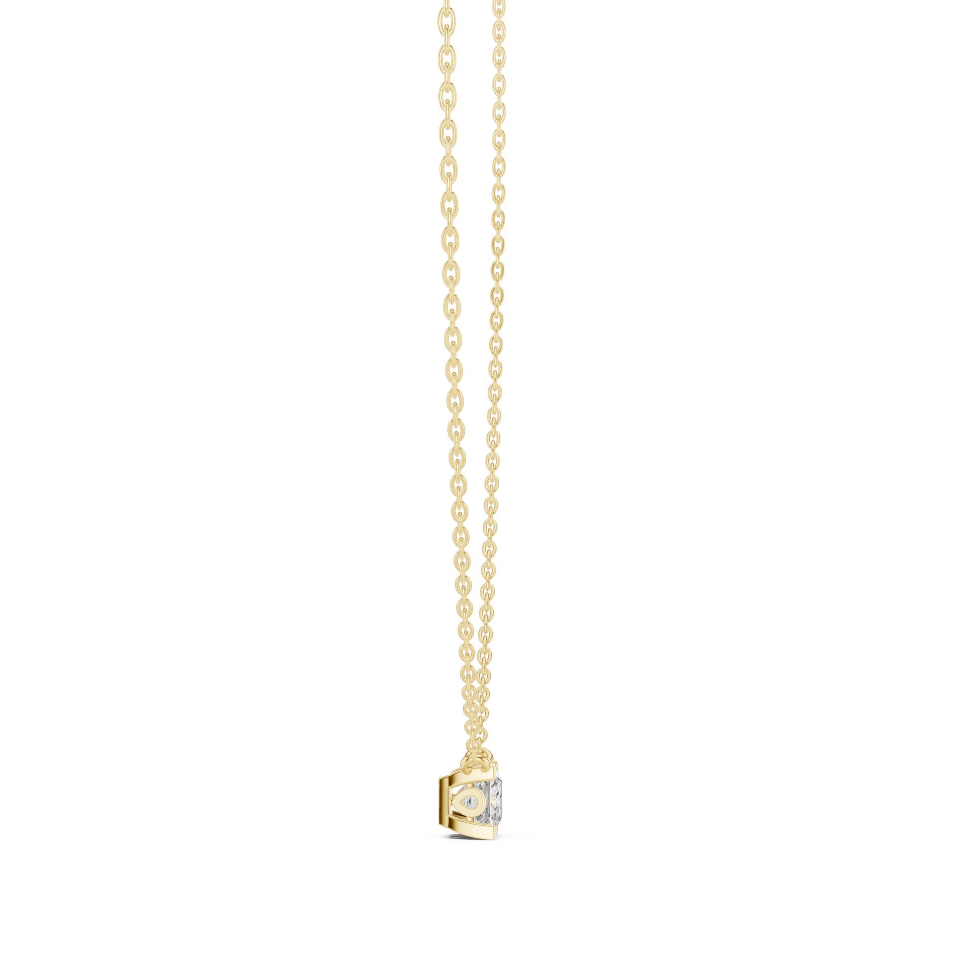 Princess Lab Grown Diamond Pendant