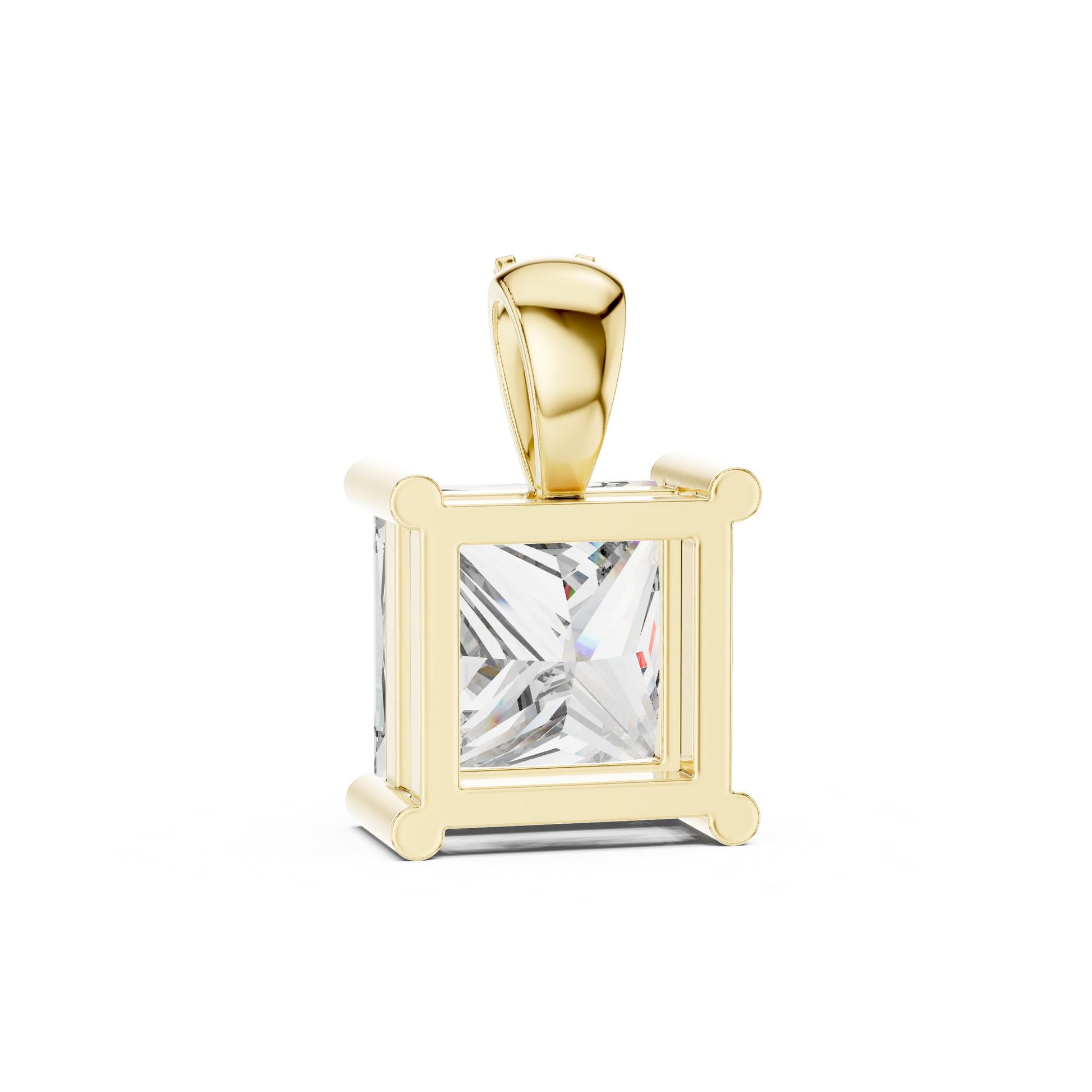 Princess Lab Grown Diamond Pendant