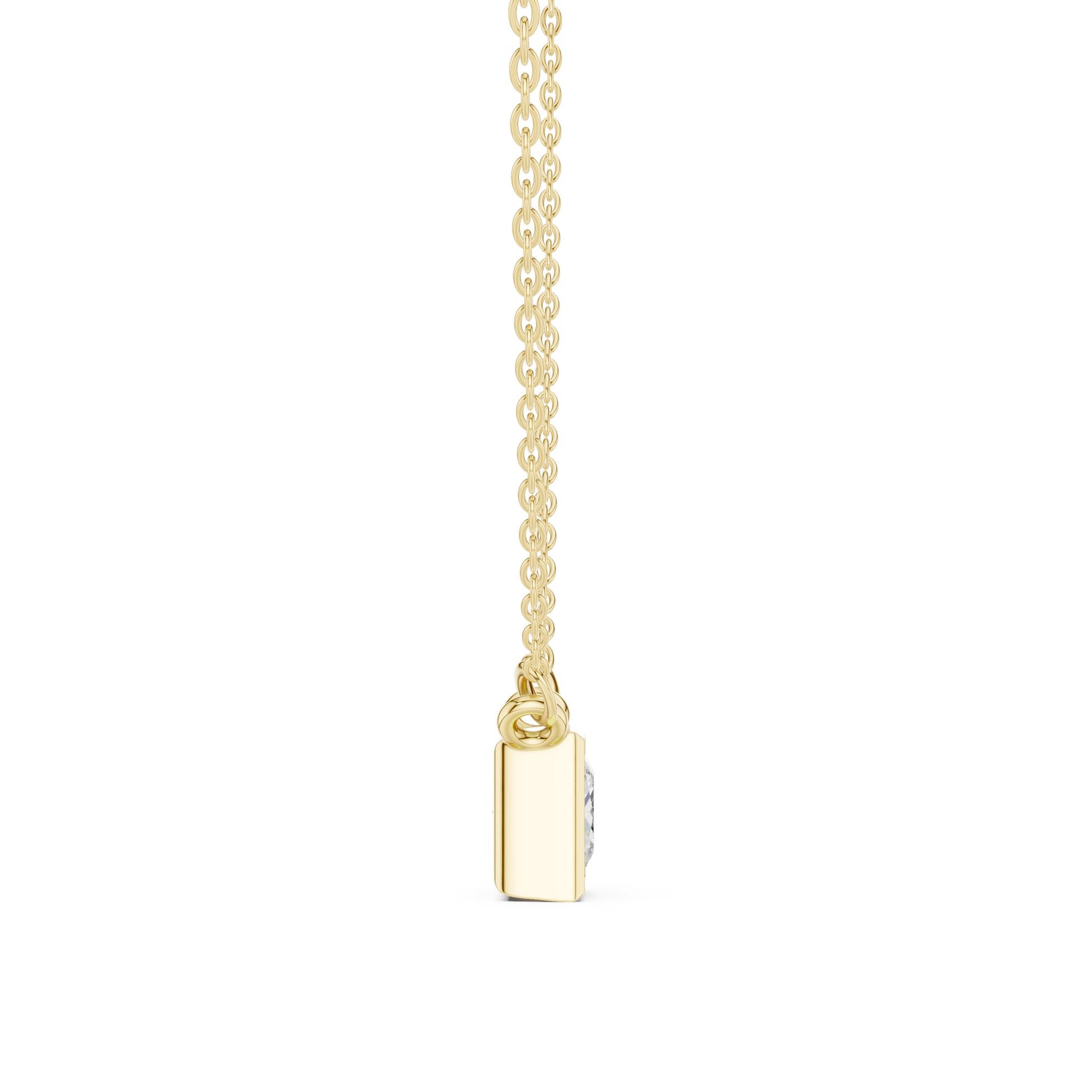 Princess Lab Grown Diamond Pendant