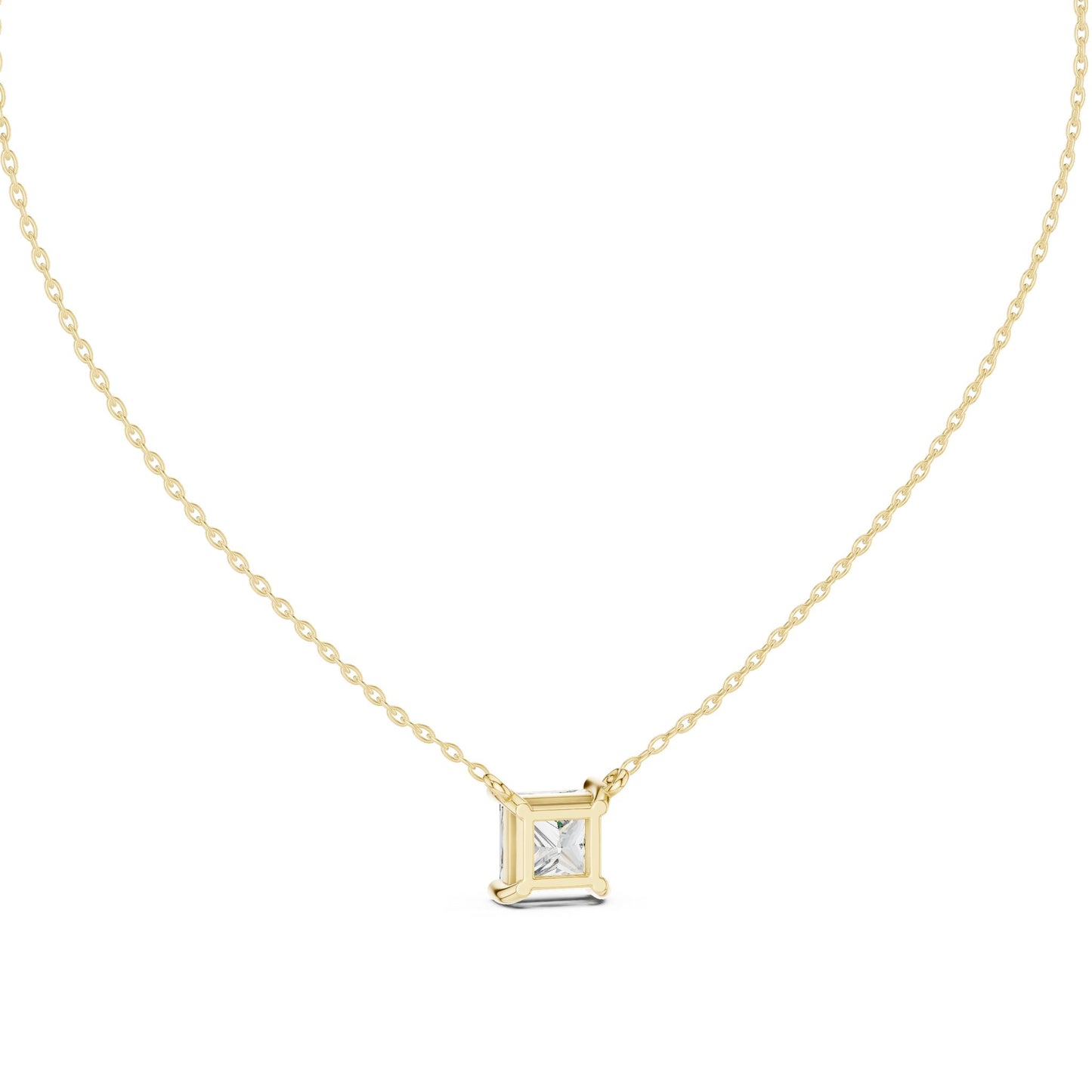Princess Lab Grown Diamond Pendant