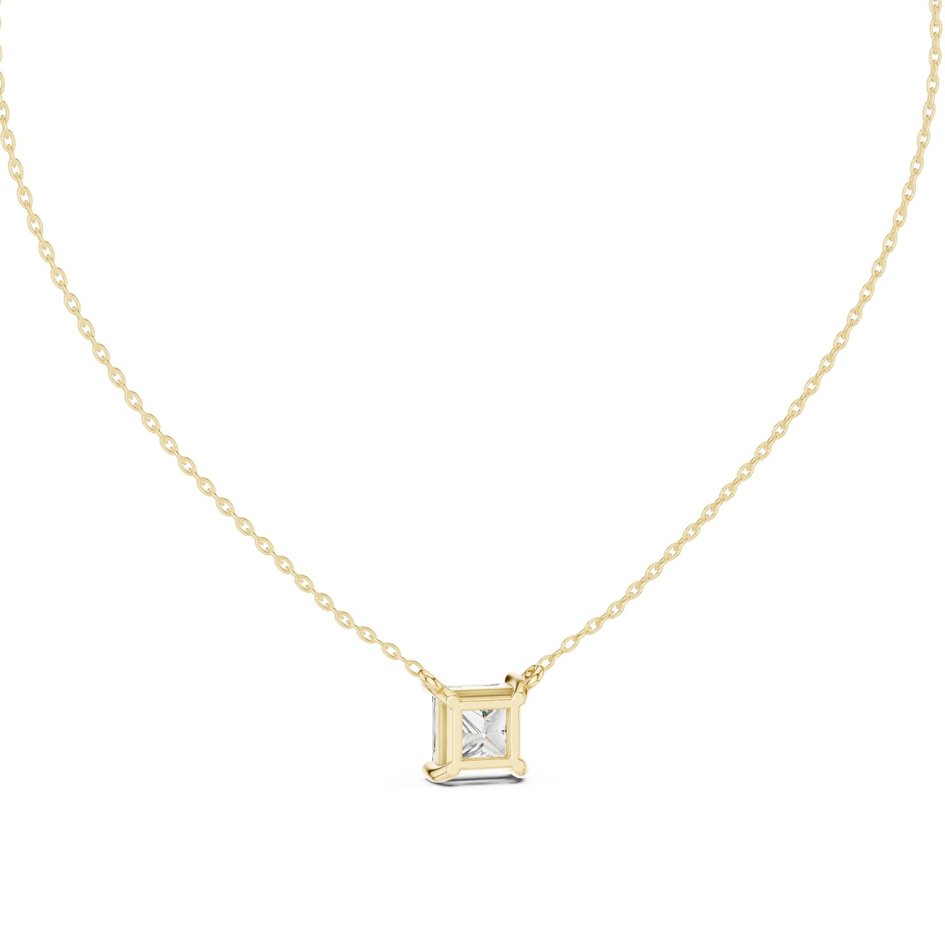 Princess Lab Grown Diamond Pendant
