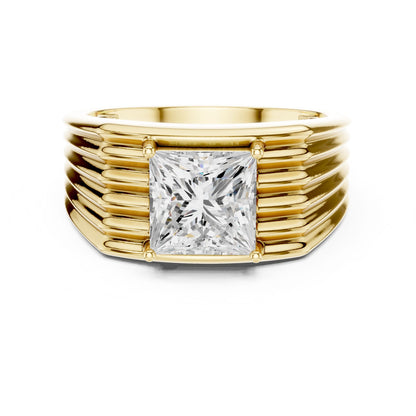 Men's Princess Lab Grown Diamond Ring