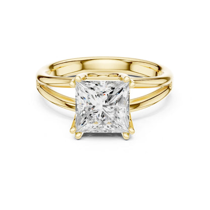 Princess Lab Grown Diamond Solitaire Engagement Ring