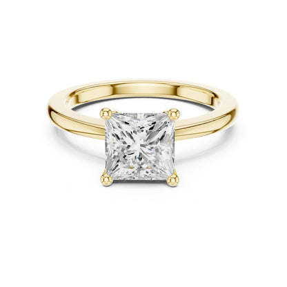 Princess Lab Grown Diamond Solitaire Engagement Ring