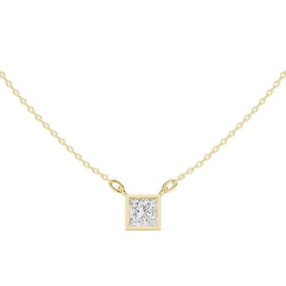 Princess Lab Grown Diamond Pendant