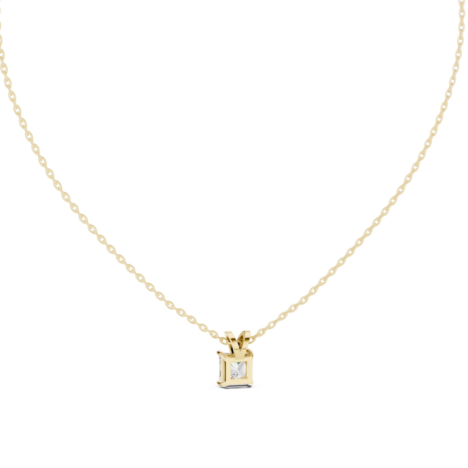 Princess Lab Grown Diamond Pendant