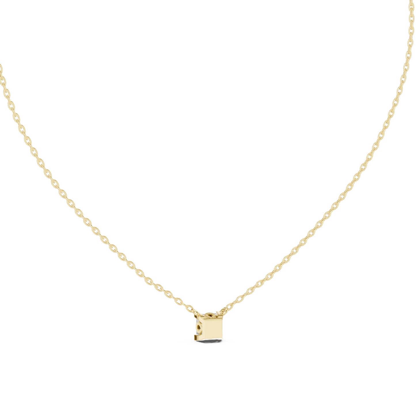 Princess Lab Grown Diamond Pendant