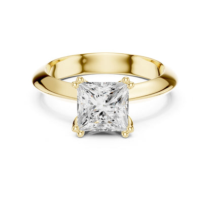 Princess Lab Grown Diamond Solitaire Engagement Ring