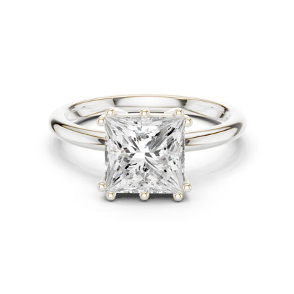 Princess Lab Grown Diamond Solitaire Engagement Ring