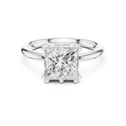 Princess Lab Grown Diamond Solitaire Engagement Ring