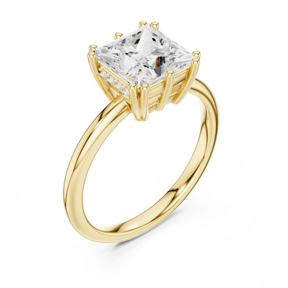 Princess Lab Grown Diamond Solitaire Engagement Ring