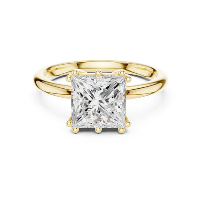 Princess Lab Grown Diamond Solitaire Engagement Ring