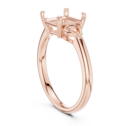 Princess Lab Grown Diamond Three-Stone Engagement Ring