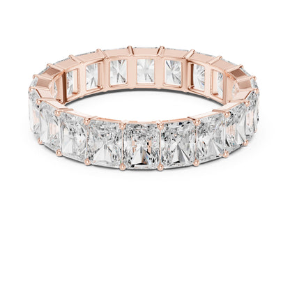 Men's Radiant Lab Grown Diamond Pave Ring