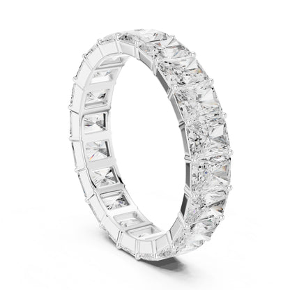 Men's Radiant Lab Grown Diamond Pave Ring