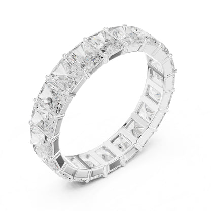 Men's Radiant Lab Grown Diamond Pave Ring