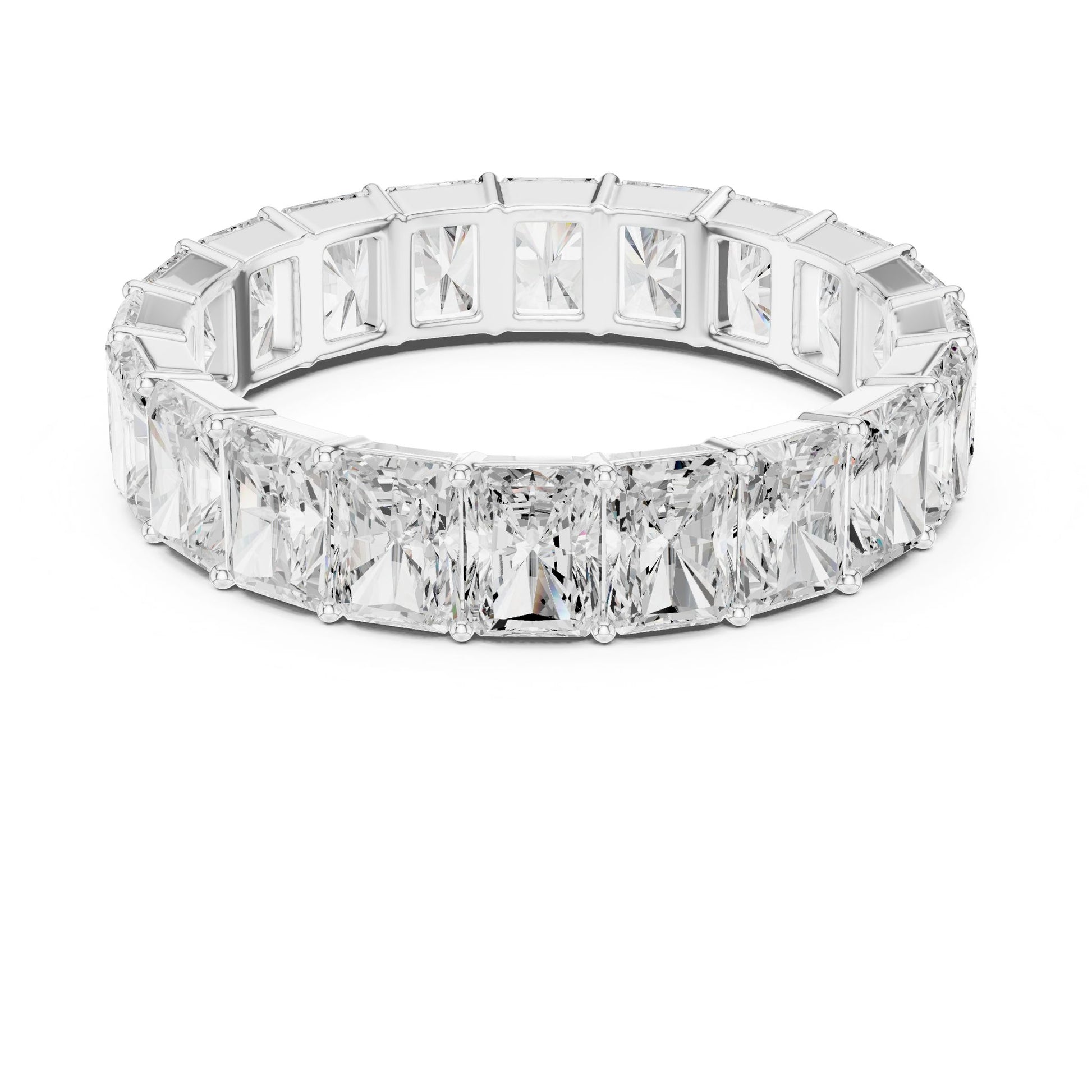 Men's Radiant Lab Grown Diamond Pave Ring