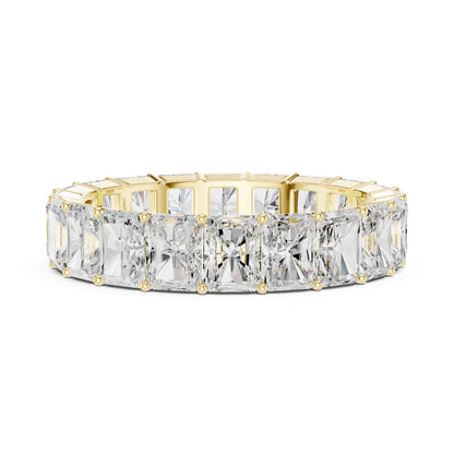 Men's Radiant Lab Grown Diamond Pave Ring