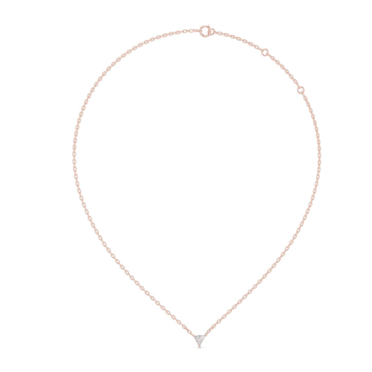 Radiant Lab Grown Diamond Pendant