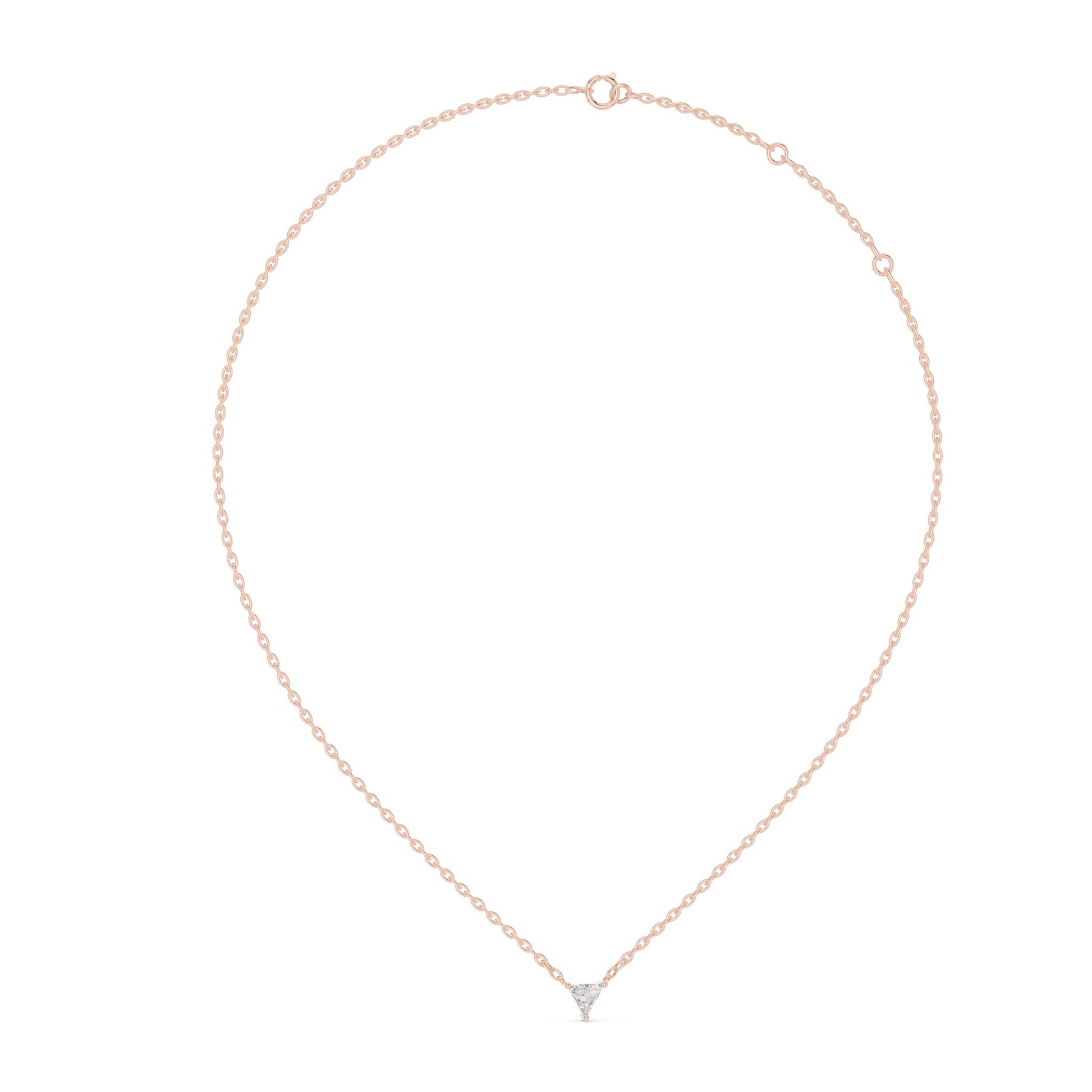 Radiant Lab Grown Diamond Pendant