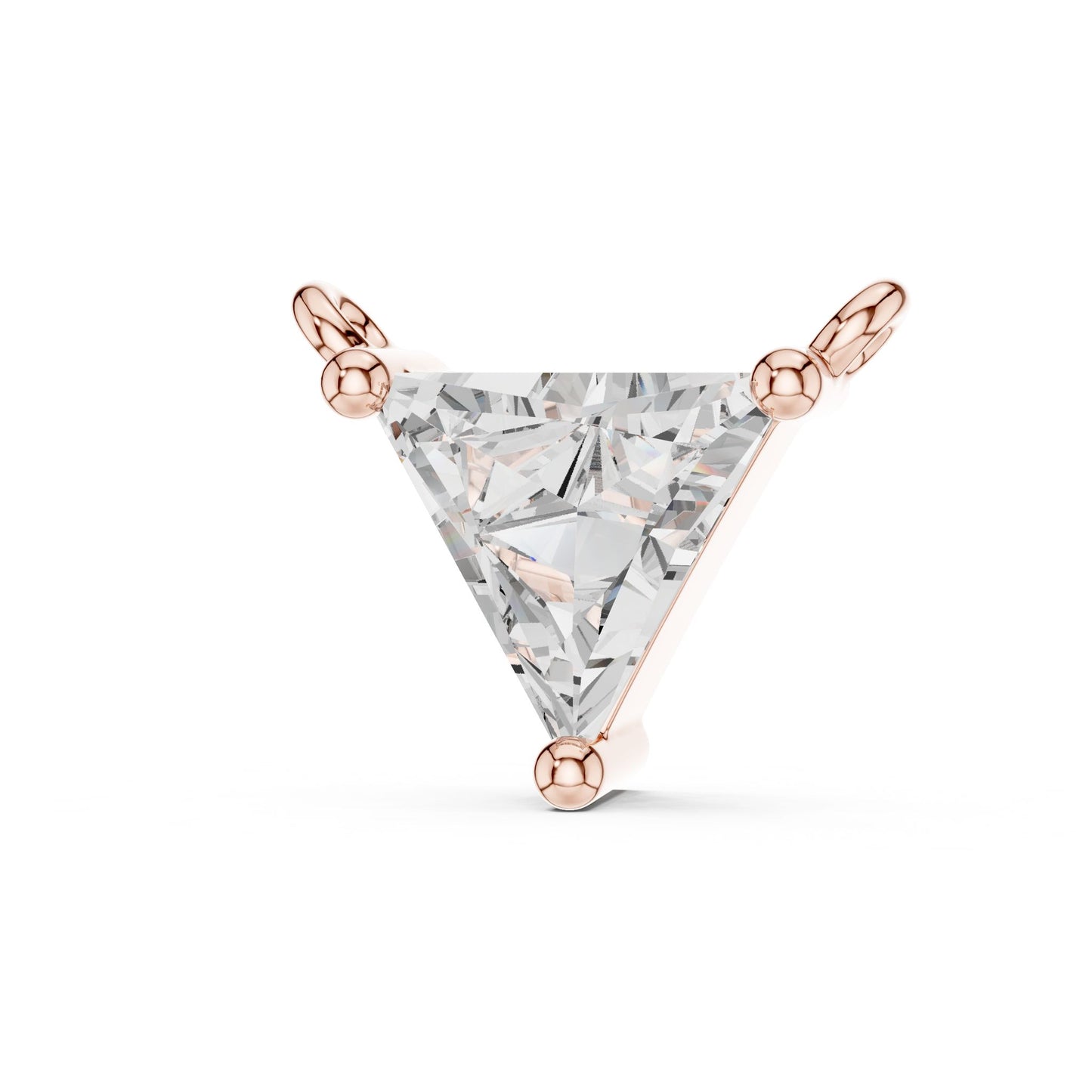 Radiant Lab Grown Diamond Pendant