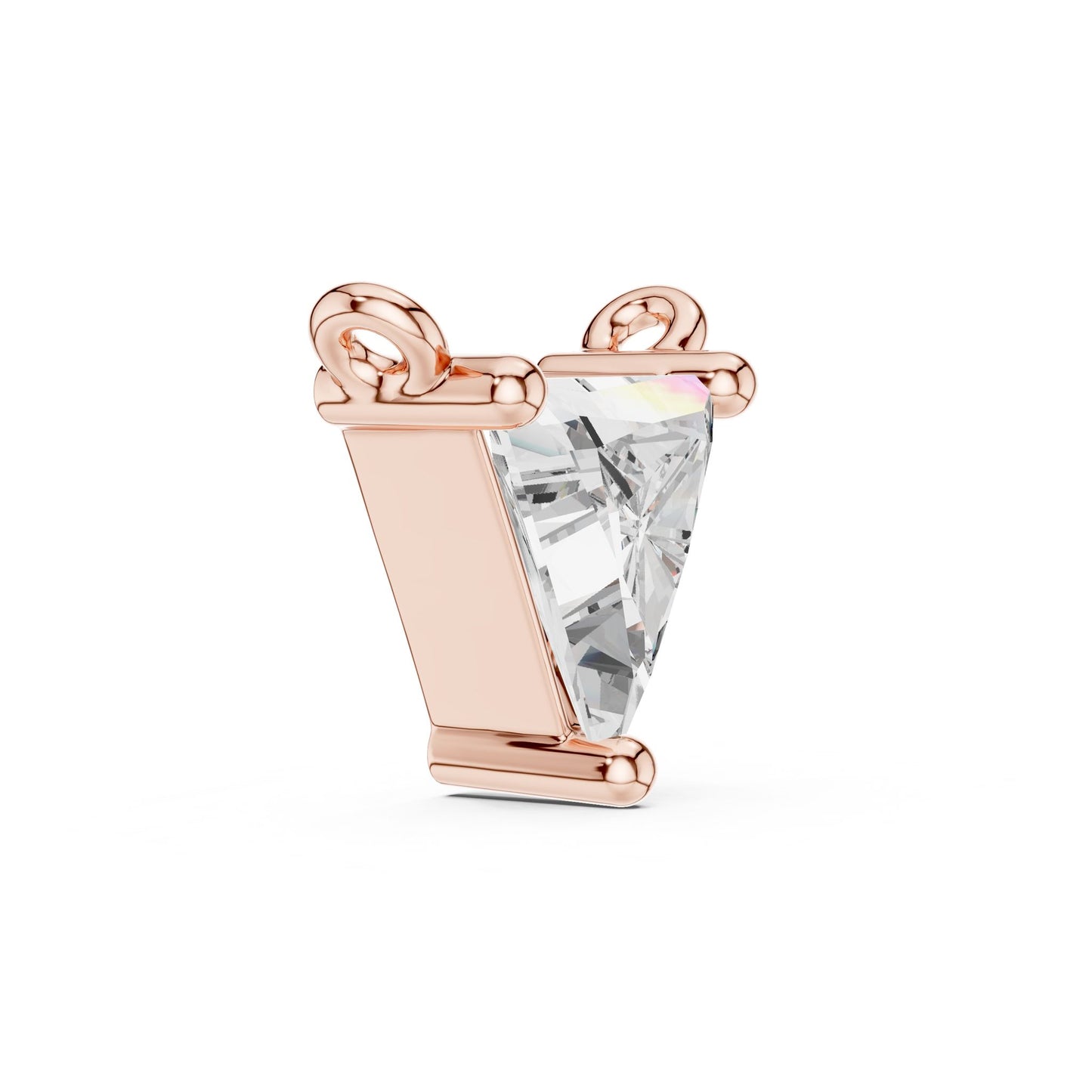 Radiant Lab Grown Diamond Pendant