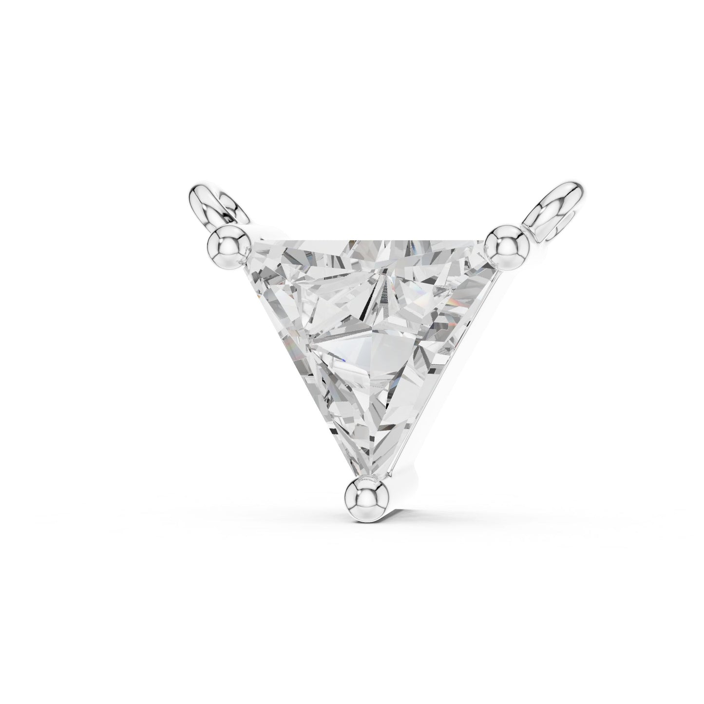 Radiant Lab Grown Diamond Pendant