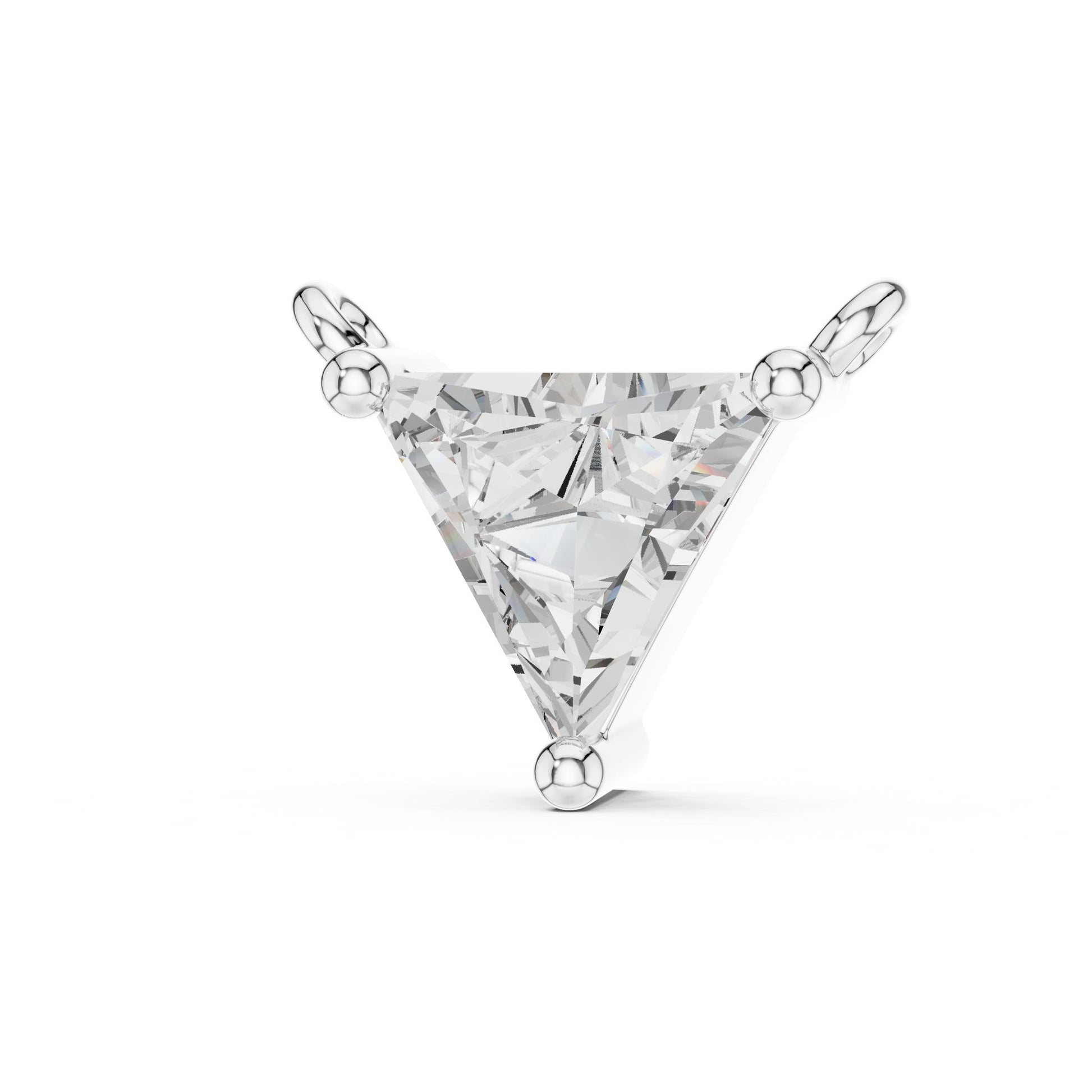 Radiant Lab Grown Diamond Pendant