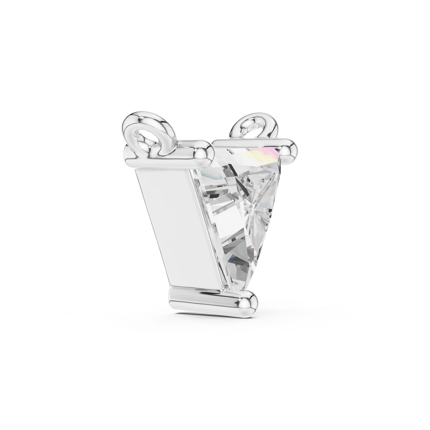 Radiant Lab Grown Diamond Pendant