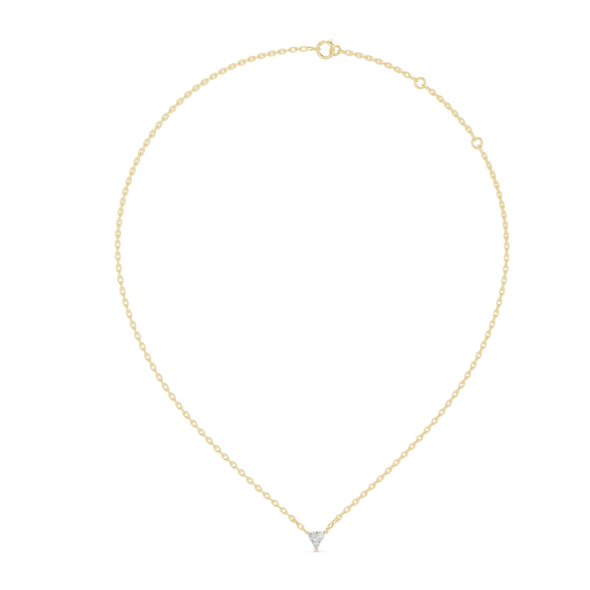 Radiant Lab Grown Diamond Pendant
