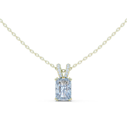 Radiant Lab Grown Diamond Pendant