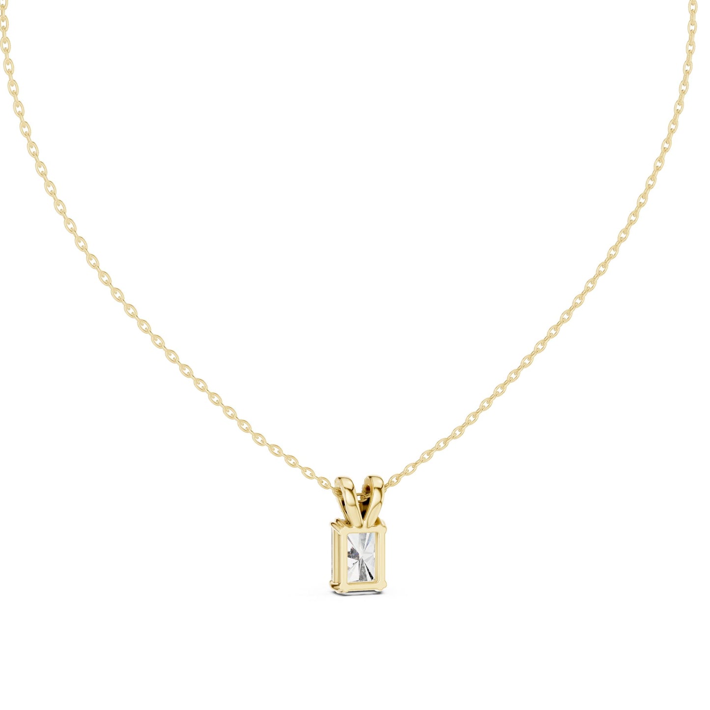Radiant Lab Grown Diamond Pendant
