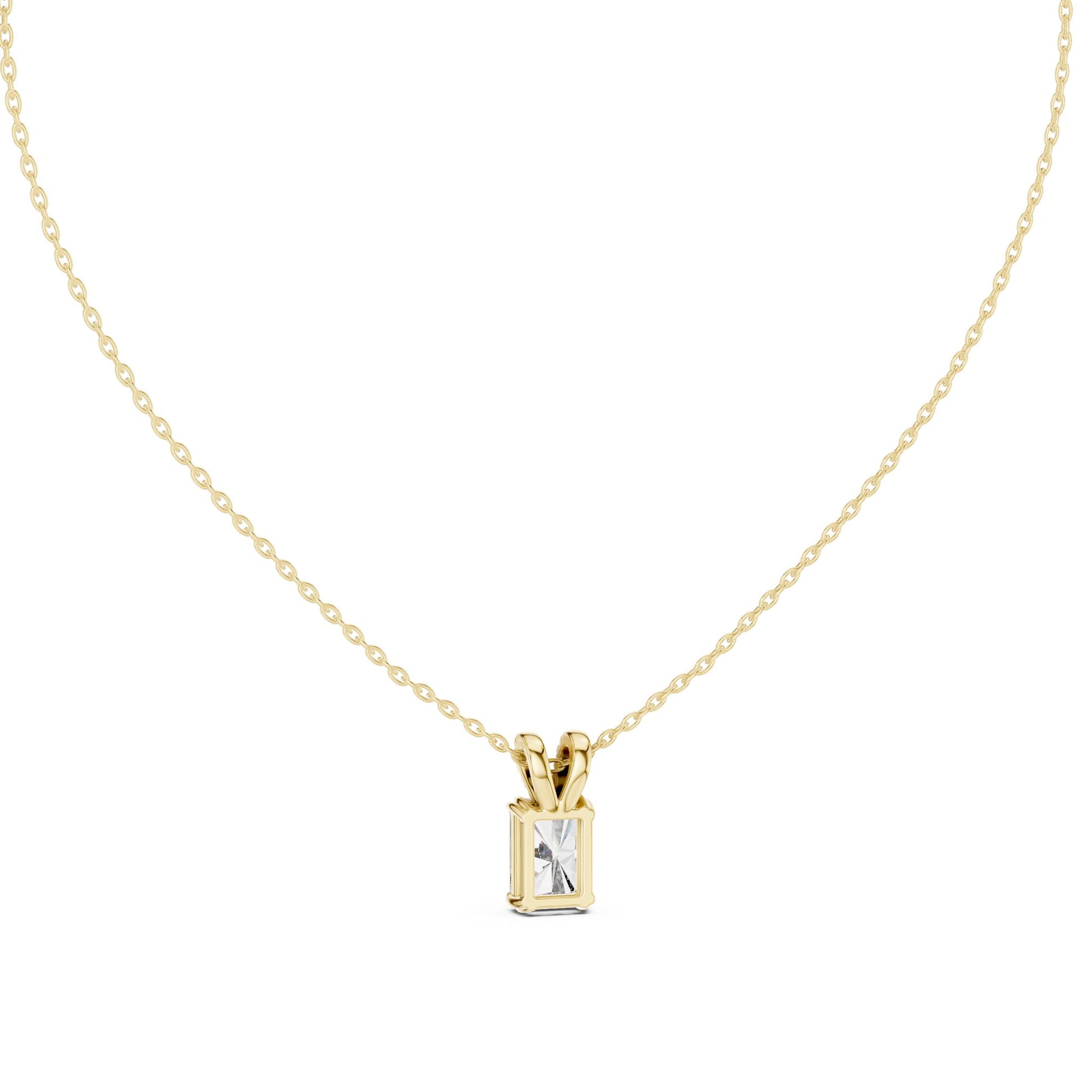 Radiant Lab Grown Diamond Pendant
