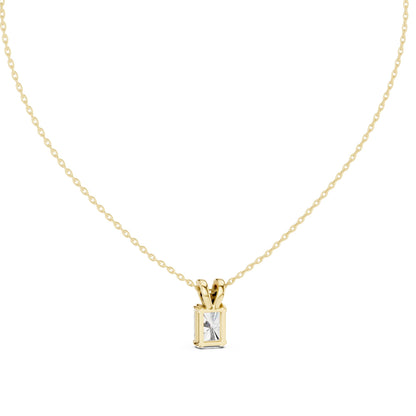 Radiant Lab Grown Diamond Pendant