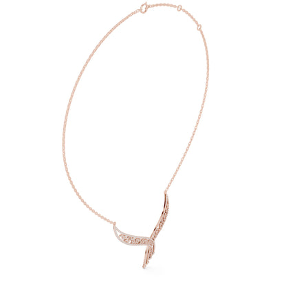 Round Lab Grown Diamond Bypass Pendant