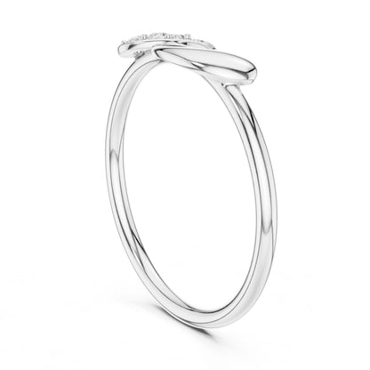 Women's Round Lab Grown Diamond Bypass Ring