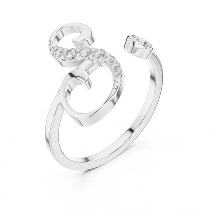 Women's Round Lab Grown Diamond Bypass Ring