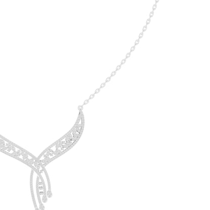 Round Lab Grown Diamond Bypass Pendant