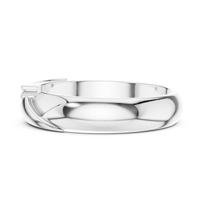 Men's Round Lab Grown Diamond Bypass Ring