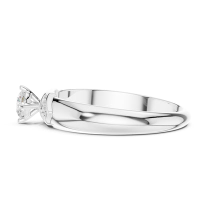 Women's Round Lab Grown Diamond Bypass Ring