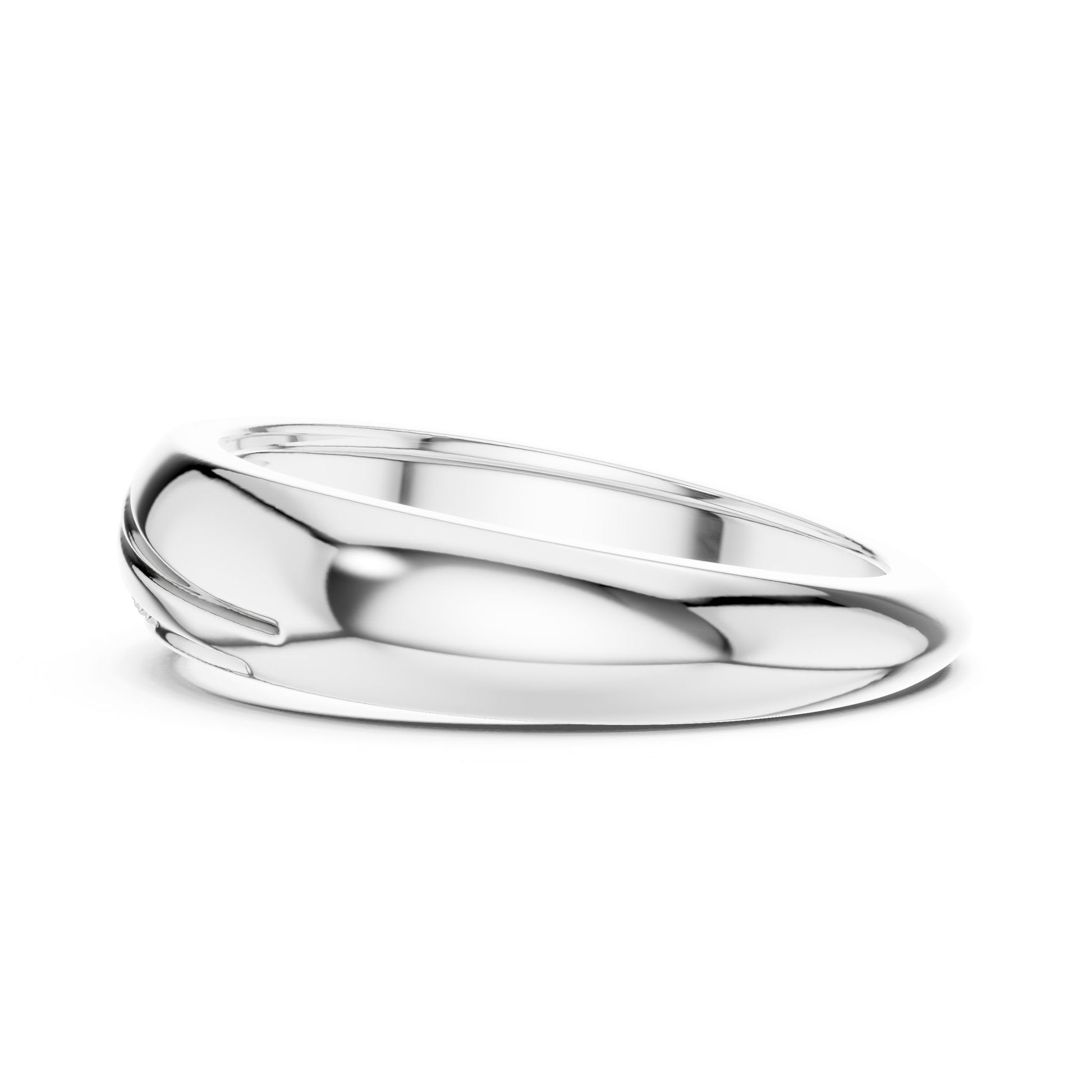 Men's Round Lab Grown Diamond Bypass Ring